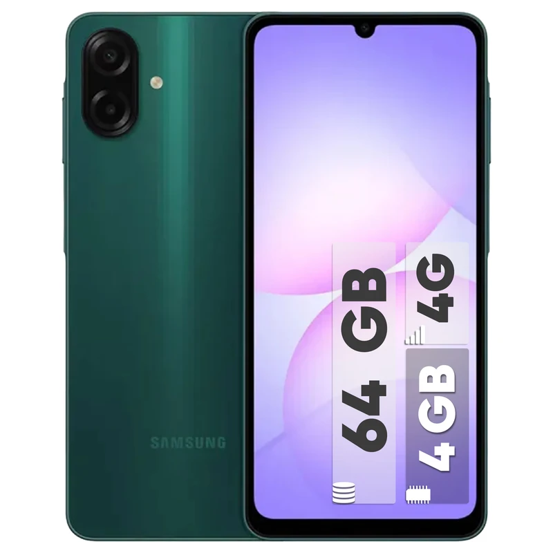 گوشی موبایل سامسونگ مدل Galaxy A07 دو سیم کارت ظرفیت 64 گیگابایت و رم 4 گیگابایت (پک بزرگ باشارژر)