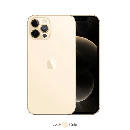 گوشی اپل (استوک) iPhone 12 Pro رنگ گلد سلامت باتری 89% | حافظه 256 گیگابایت رجیستر شده ا Apple iPhone 12 Pro gold (Stock) 256 GB